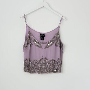 Angie Crop Top Lavender